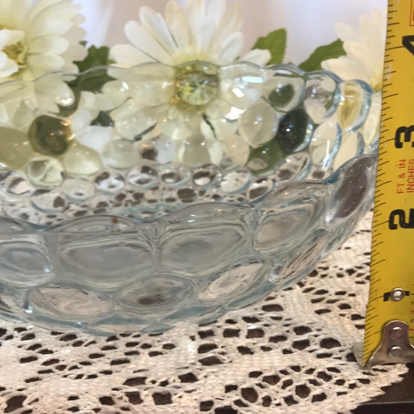 🆓 📫 - VTG Beveled Glass Bowl - Picture 4 of 5